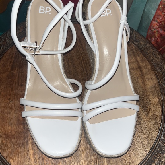 NWT BP Espirilla Raffia Platform Wedge Sandles Size 10 - Picture 4 of 5